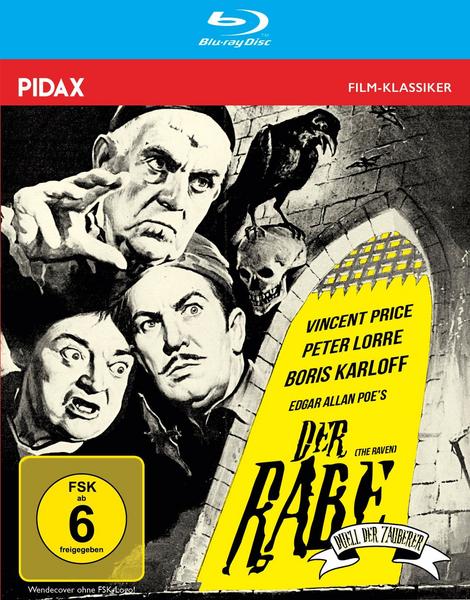Der Rabe - Duell der Zauberer (The Raven) / Starbesetzter Edgar-Allan-Poe-Kultfilm (Pidax Film-Klassiker)