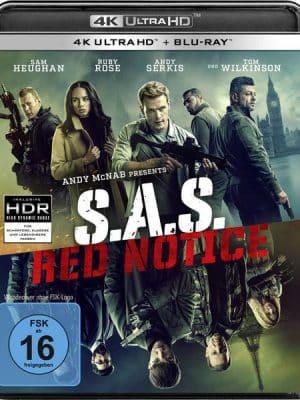 S.A.S. Red Notice  (4K Ultra HD) (+ Blu-ray 2D)
