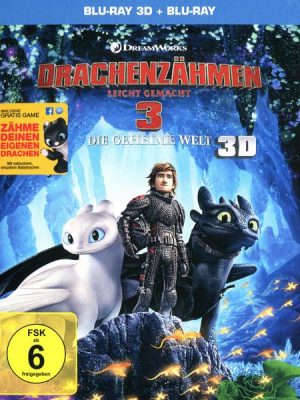 Drachenzähmen leicht gemacht 3 - Die geheime Welt (3D Blu-ray) (+ Blu-ray 2D)