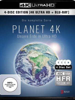 Planet 4K - Unsere Erde in Ultra HD (2 x 4K UHD-BD + 2 x BD)