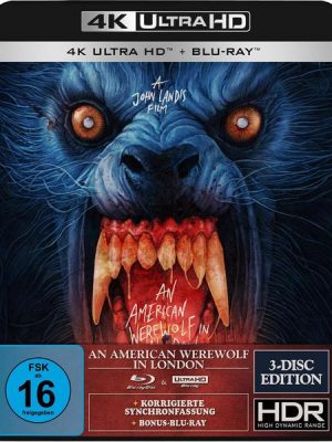 An American Werewolf in London - 3-Disc-Special Edition (4K Ultra HD) (+ Blu-ray 2D) (+ Bonus-Blu-ray) (Gabz Artwork)