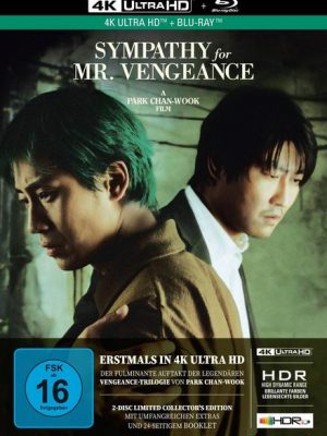 Sympathy for Mr. Vengeance - 2-Disc Limited Collector's Edition im Mediabook (4K Ultra HD)  (+ Blu-Ray 2D)