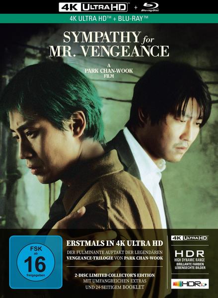 Sympathy for Mr. Vengeance - 2-Disc Limited Collector's Edition im Mediabook (4K Ultra HD)  (+ Blu-Ray 2D)