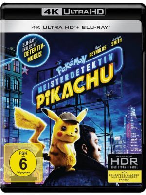 Pokemon Meisterdetektiv Pikachu  (4K Ultra HD) (+ Blu-ray 2D)