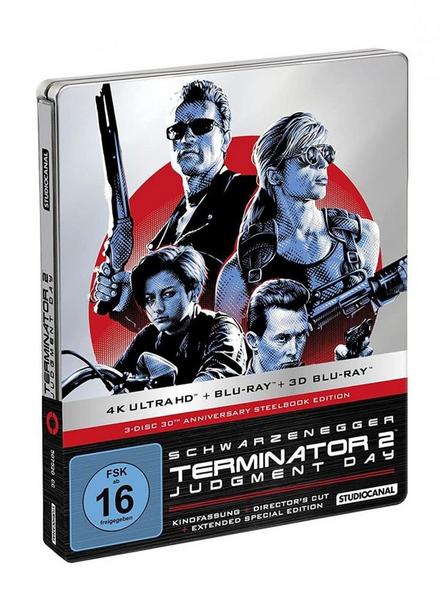 Terminator 2 / 30th Anniversary Steelbook Edition  (4K Ultra HD) (+ Blu-ray 2D) (+ Blu-ray 3D)
