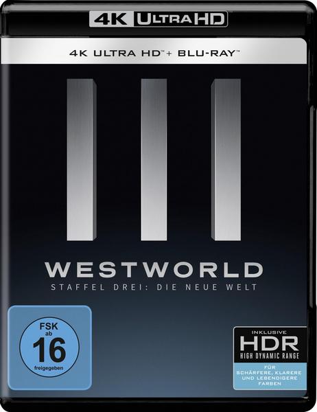 Westworld - Die komplette 3. Staffel - Repack  (3 Blu-rays 4K Ultra HD) (+ 3 Blu-rays 2D)