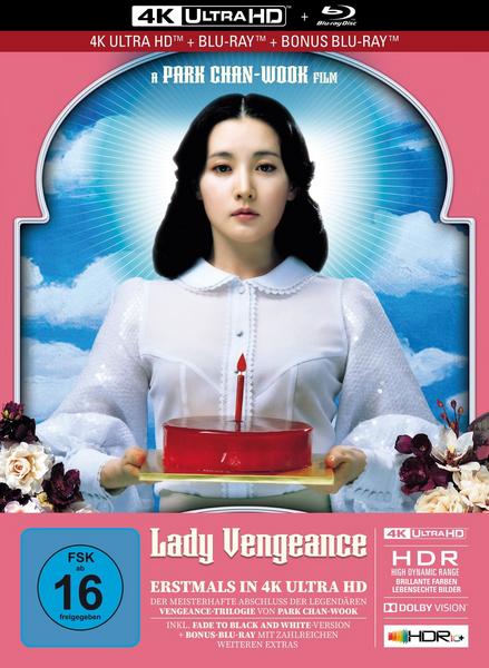 Lady Vengeance - 3-Disc Limited Collector's Edition im Mediabook  (4K Ultra HD)  (+ Blu-Ray 2D)  (+ Bonus-Blu-Ray)