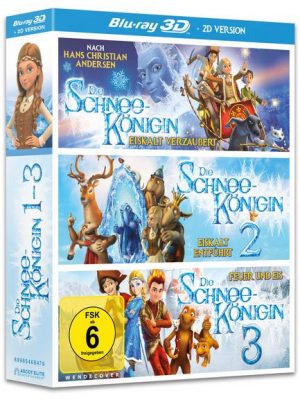 Die Schneekönigin 1-3 Box  (3 Blu-ray 3D) ( inkl. 2D-Version)