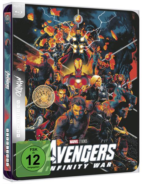 Marvel's The Avengers - Infinity War  (4K Ultra HD) (+ Blu-ray 2D) - 4K Mondo Edition - Steelbook