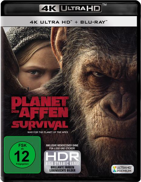 Planet der Affen: Survival  (4K Ultra HD) (+ Blu-ray)