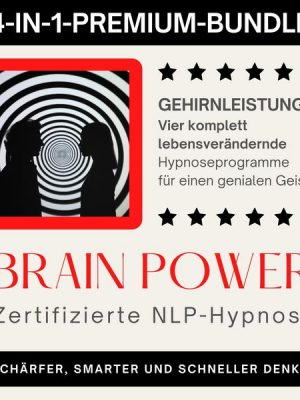 4-in-1-Hypnose-Bundle: GEHIRNLEISTUNG