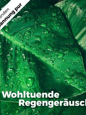 Wohltuende Regengeräusche