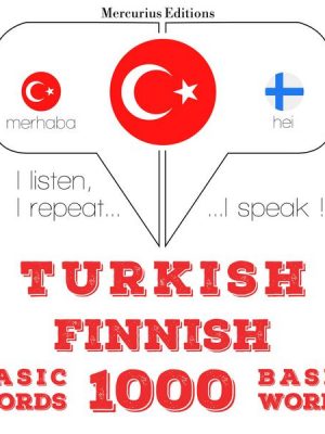 Türkçe - Fince: 1000 temel kelime