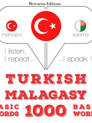 Türkçe - Madagaşça: 1000 temel kelime