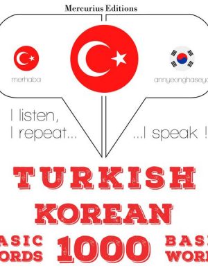 Türkçe - Korece: 1000 temel kelime