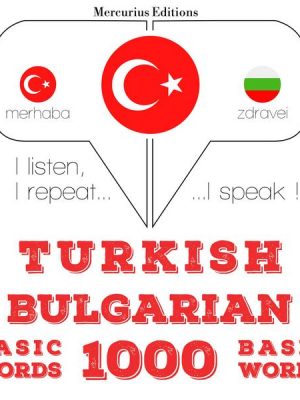Türkçe - Bulgarca: 1000 temel kelime