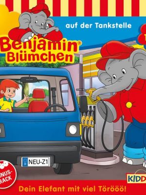 Benjamin auf der Tankstelle