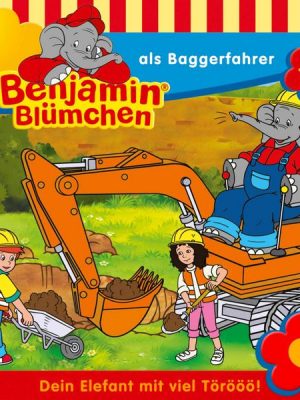 Benjamin als Baggerfahrer