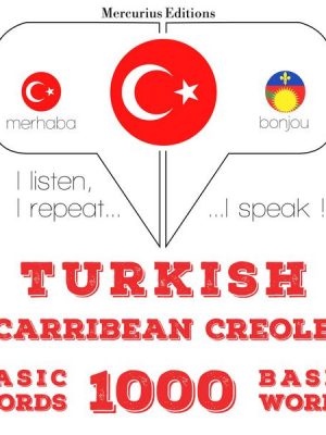 Türkçe - Karayip Kreyolu: 1000 temel kelime
