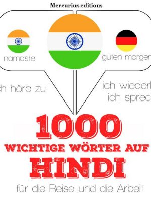 1000 wichtige Wörter auf Hindi für die Reise und die Arbeit