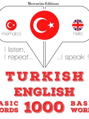 Türkçe - İngilizce: 1000 temel kelime