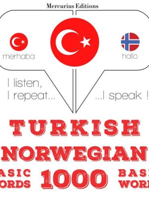 Türkçe - Norveççe: 1000 temel kelime