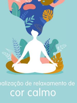 Visualização de relaxamento de cores calmantes