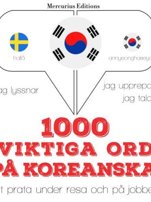 1000 viktiga ord på koreanska