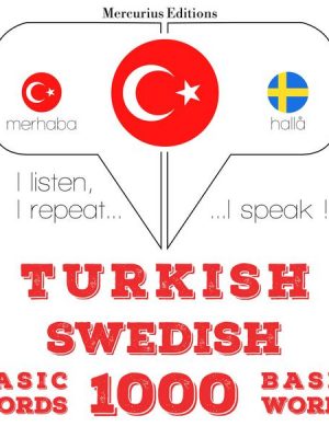 Türkçe - İsveççe: 1000 temel kelime