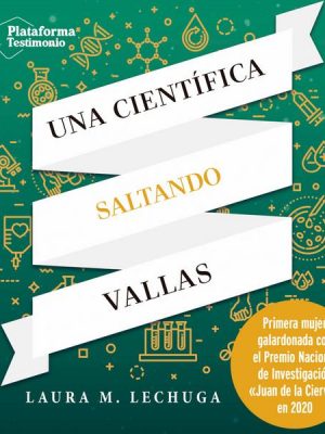 Una científica saltando vallas