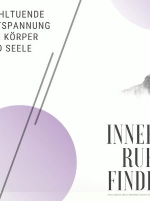 Innere Ruhe finden: Wohltuende Entspannung für Körper und Seele