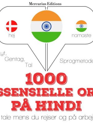 1000 essentielle ord på hindi